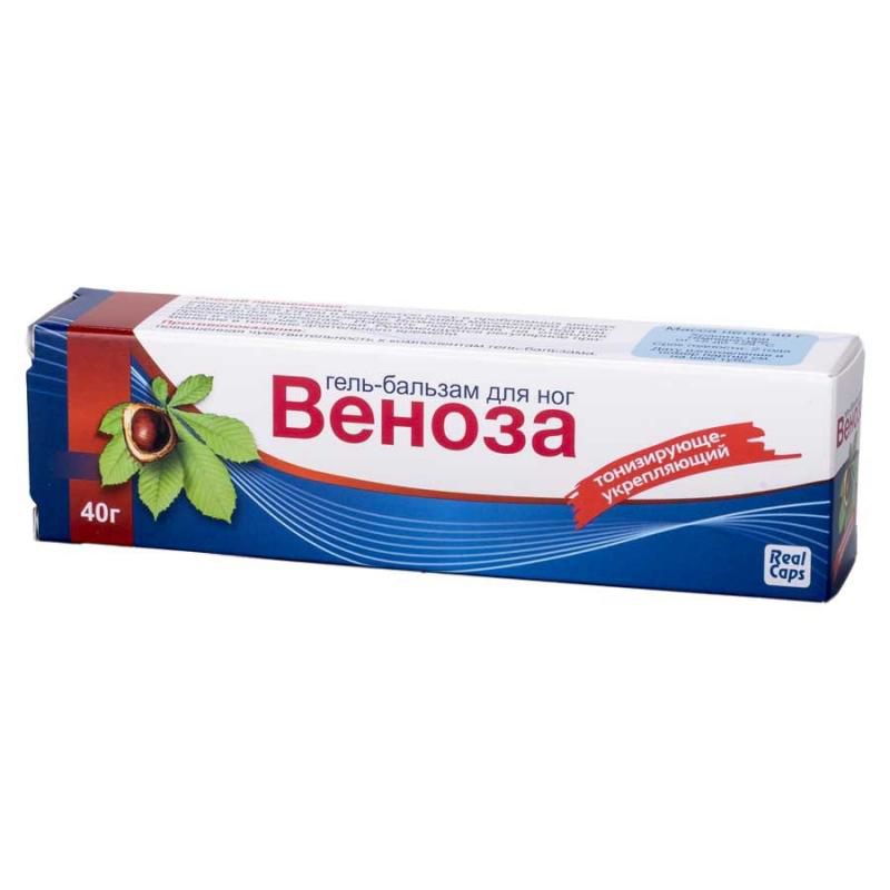 Веноза гель-бальзам для ног 40г купить в Воронеже