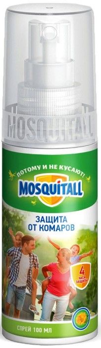 МОСКИТОЛ Спрей Актив защита от комаров 100мл купить в Курске