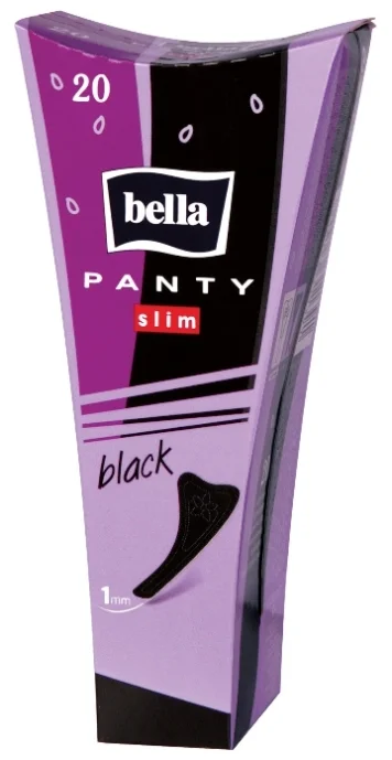 БЕЛЛА Panty Slim Прокладки ежедневные черные №20 купить в Белгороде