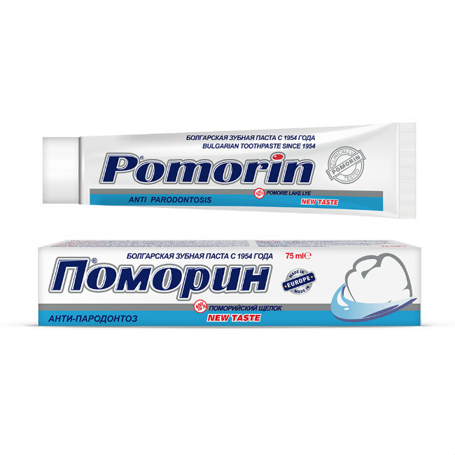 Поморин Зубная паста антипародонтоз без фтора 75мл купить в Белгороде