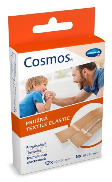 ПАУЛЬ ХАРТМАНН Cosmos Textile Elastic Пластырь-пластинки, 2 размера, №20 купить в Липецке
