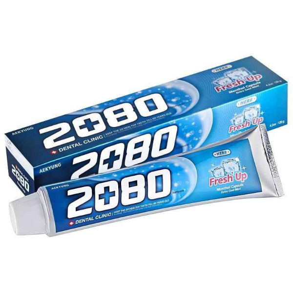 ДЕНТАЛ КЛИНИК 2080 Зубная паста Освежающая 120г купить в Липецке