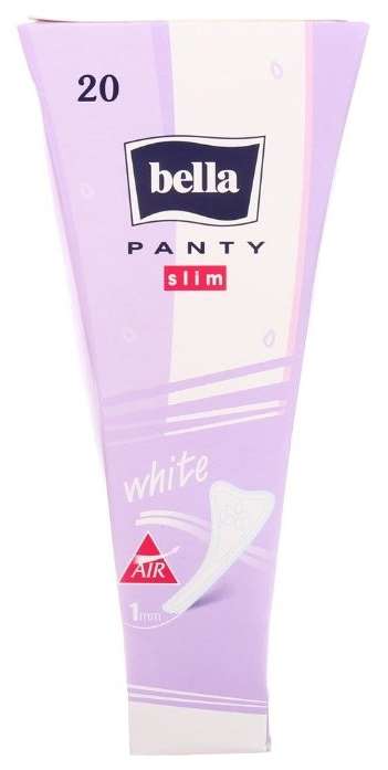 БЕЛЛА Panty Slim Прокладки ежедневные белые №20 купить в Липецке