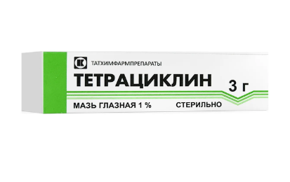 ТЕТРАЦИКЛИН 1% 3Г. ГЛАЗНАЯ МАЗЬ ТУБА /ТАТХИМФАРМ/ купить в Воронеже