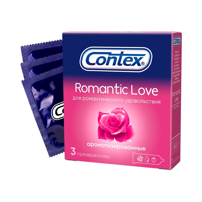 КОНТЕКС ПРЕЗЕРВАТИВ ROMANTIC LOVE №3 [CONTEX] купить в Липецке